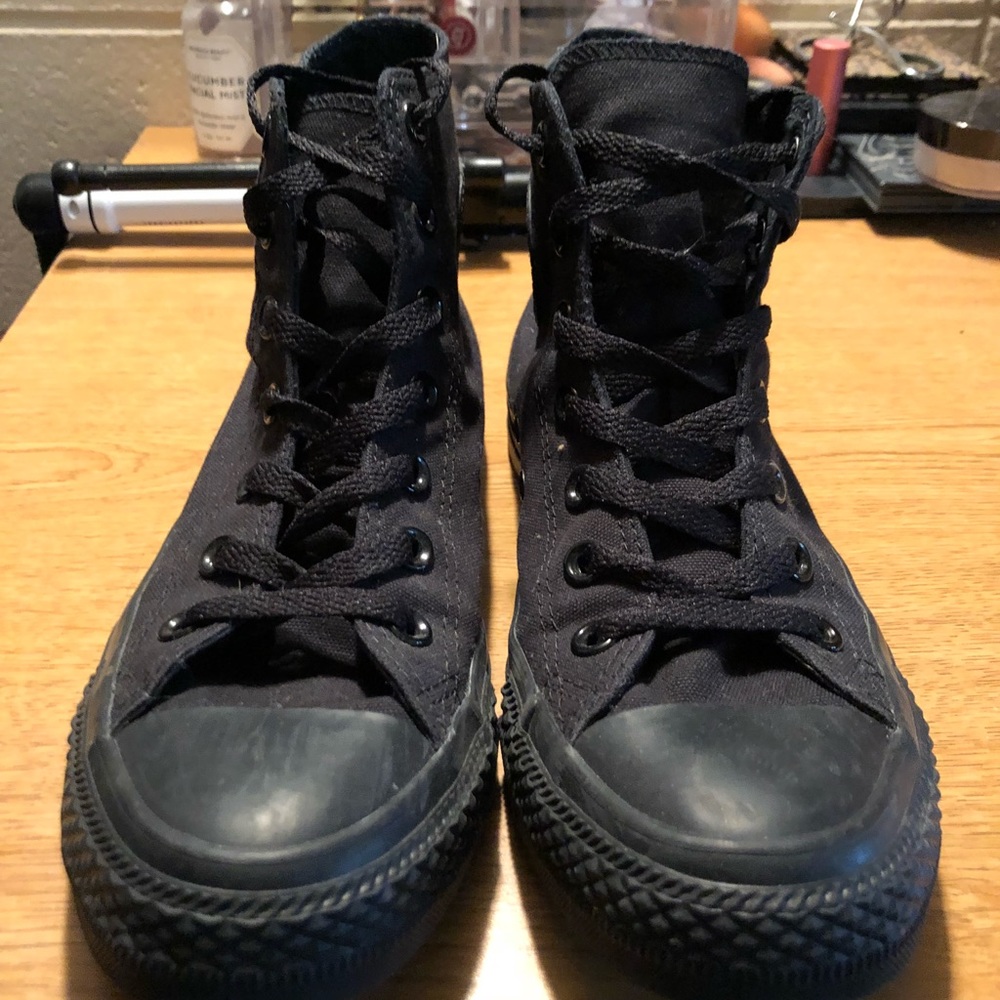 All black converse